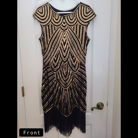 None Dresses & Skirts - Roaring 20's Style Flapper Dress Size XL